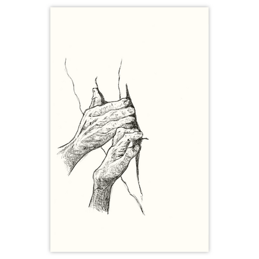 Crimp Cross 2 - Paper Print