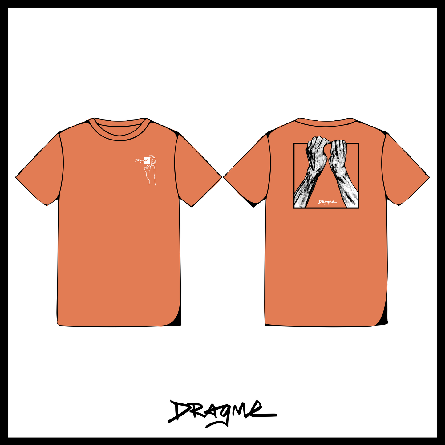 Crimp Match T-Shirt - Burnt Orange