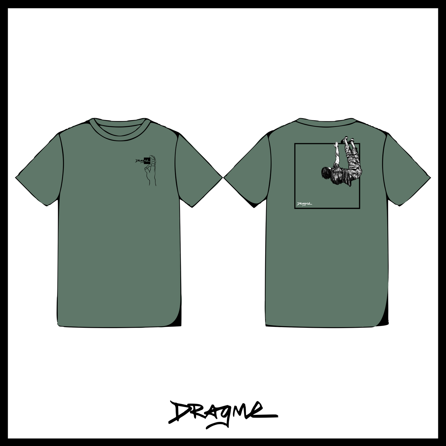 Dear Toe, Please Hold. T-Shirt - Light Green