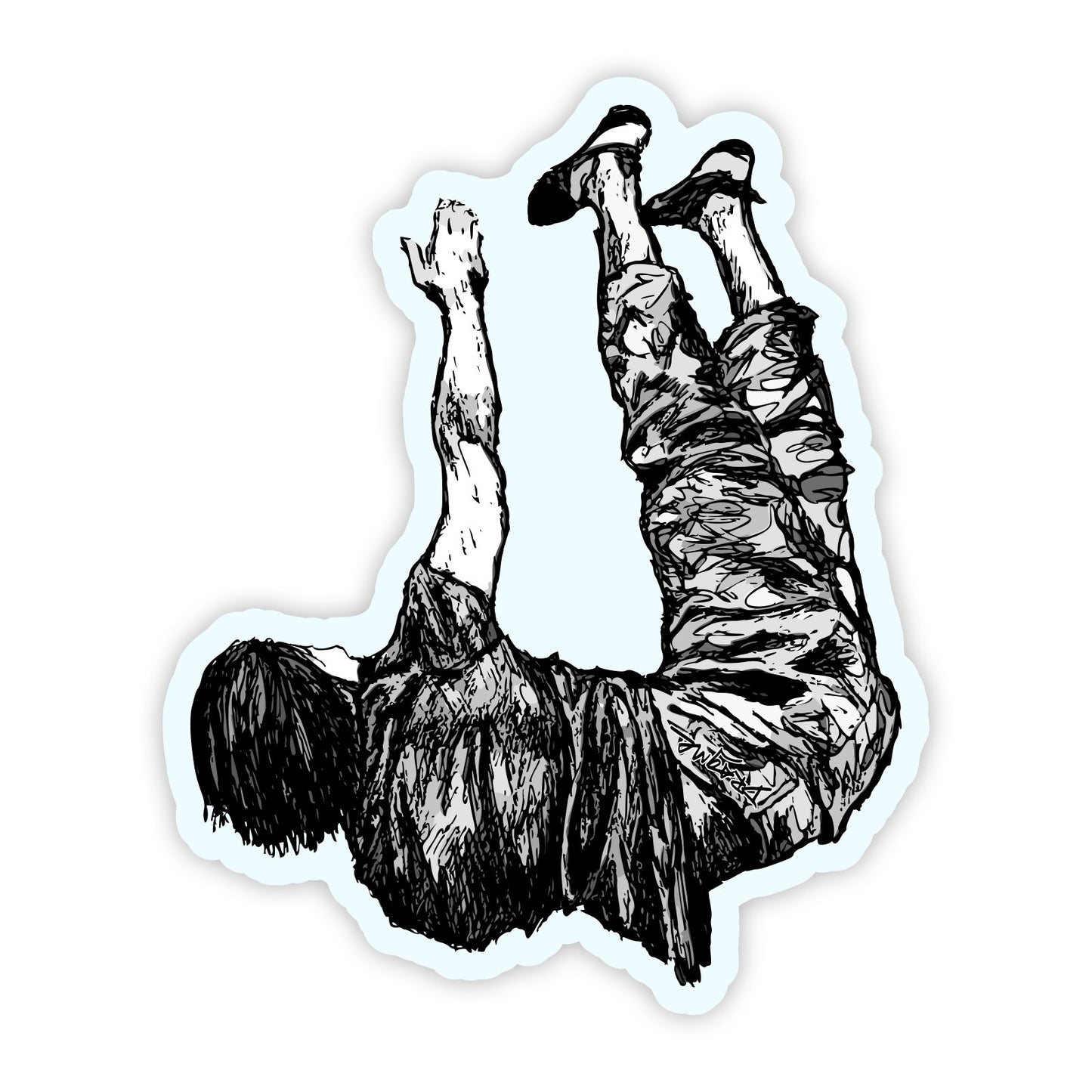 Dear Toe, Please Hold. Sticker