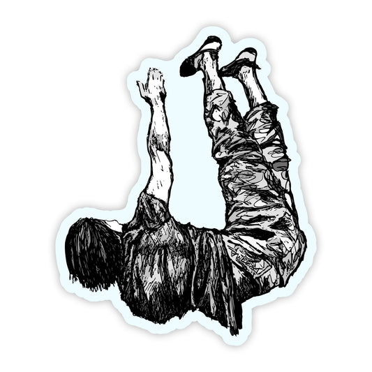 Dear Toe, Please Hold. Sticker