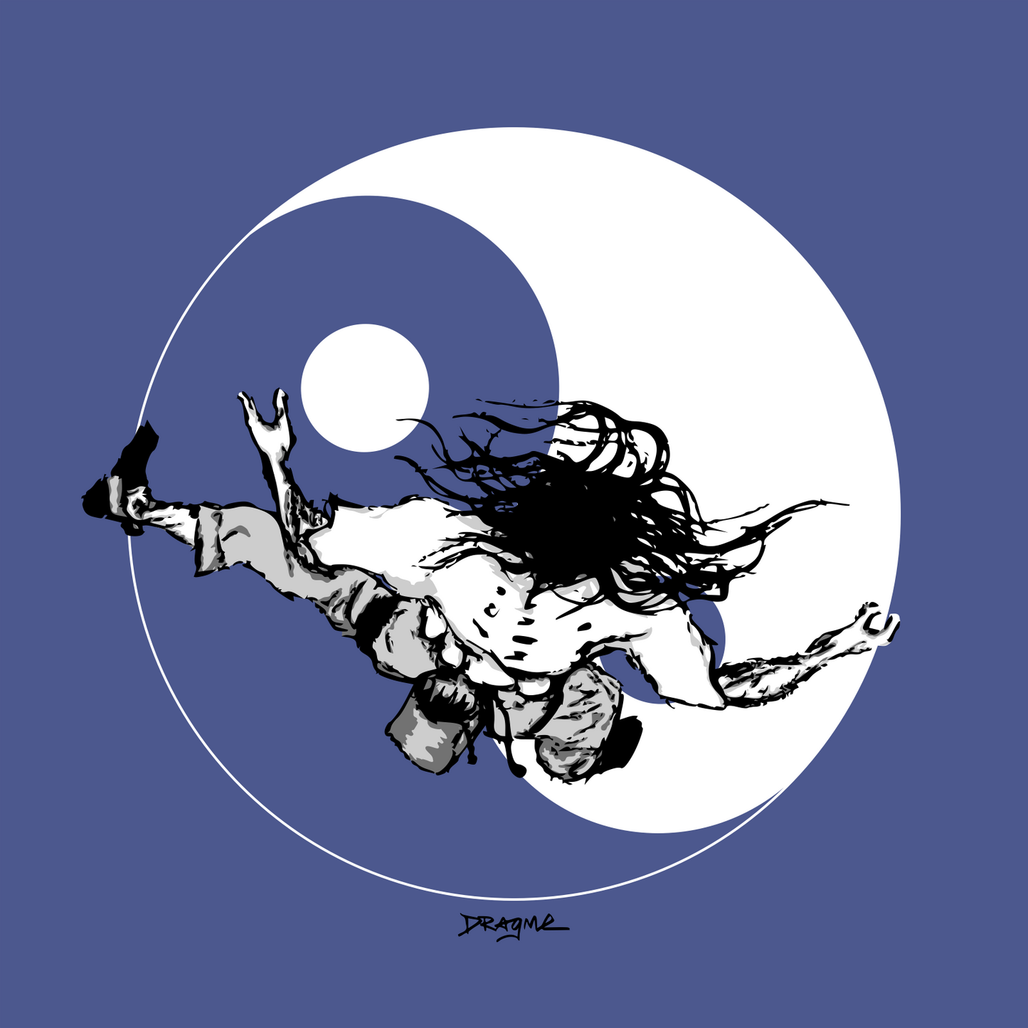 Duality 01 T-Shirt - Periwinkle