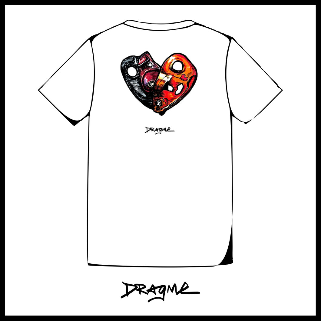 Open Heart Color T-Shirt (White)