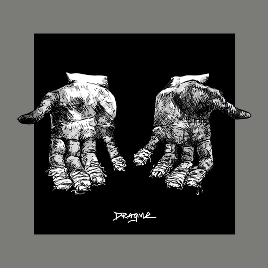 Fingies Ouchies T-Shirt - Grey