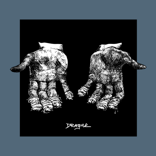 Fingies Ouchies T-Shirt - Ice Blue