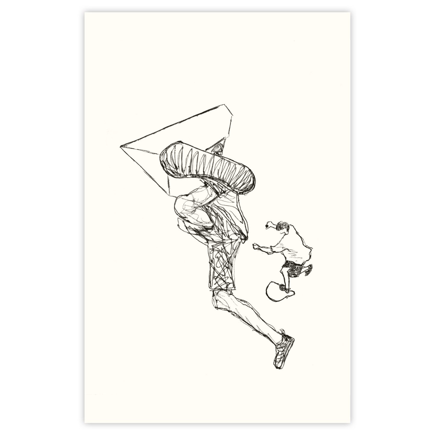 Forerunning - Paper Print