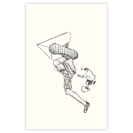 Forerunning - Paper Print
