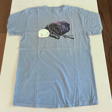 Load image into Gallery viewer, Spilled Chalk T-Shirt (Secret Stash) - Fluffy Blue - Size S
