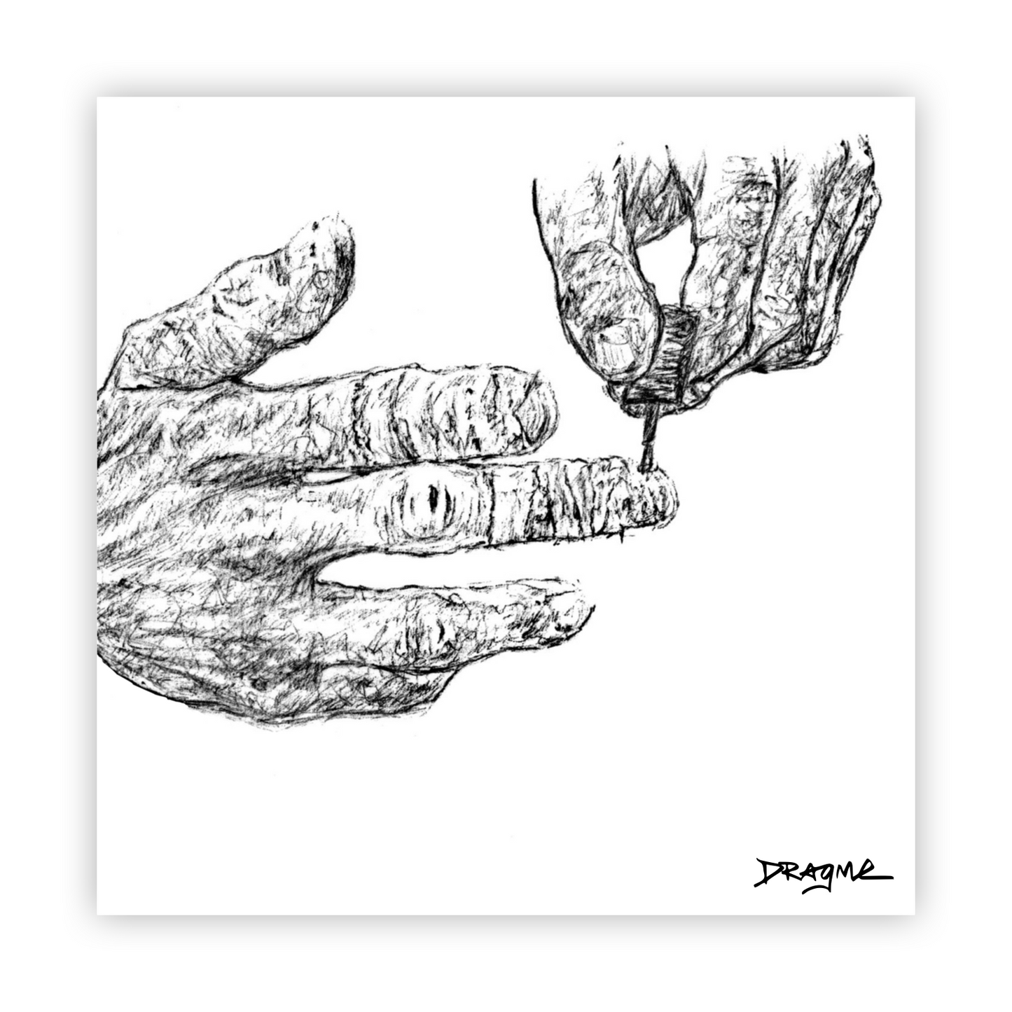 Glue - Metal Print