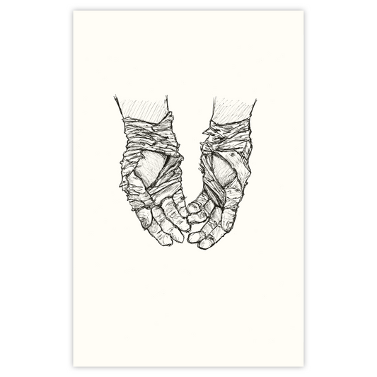 Hand Wrap 3 - Paper Print