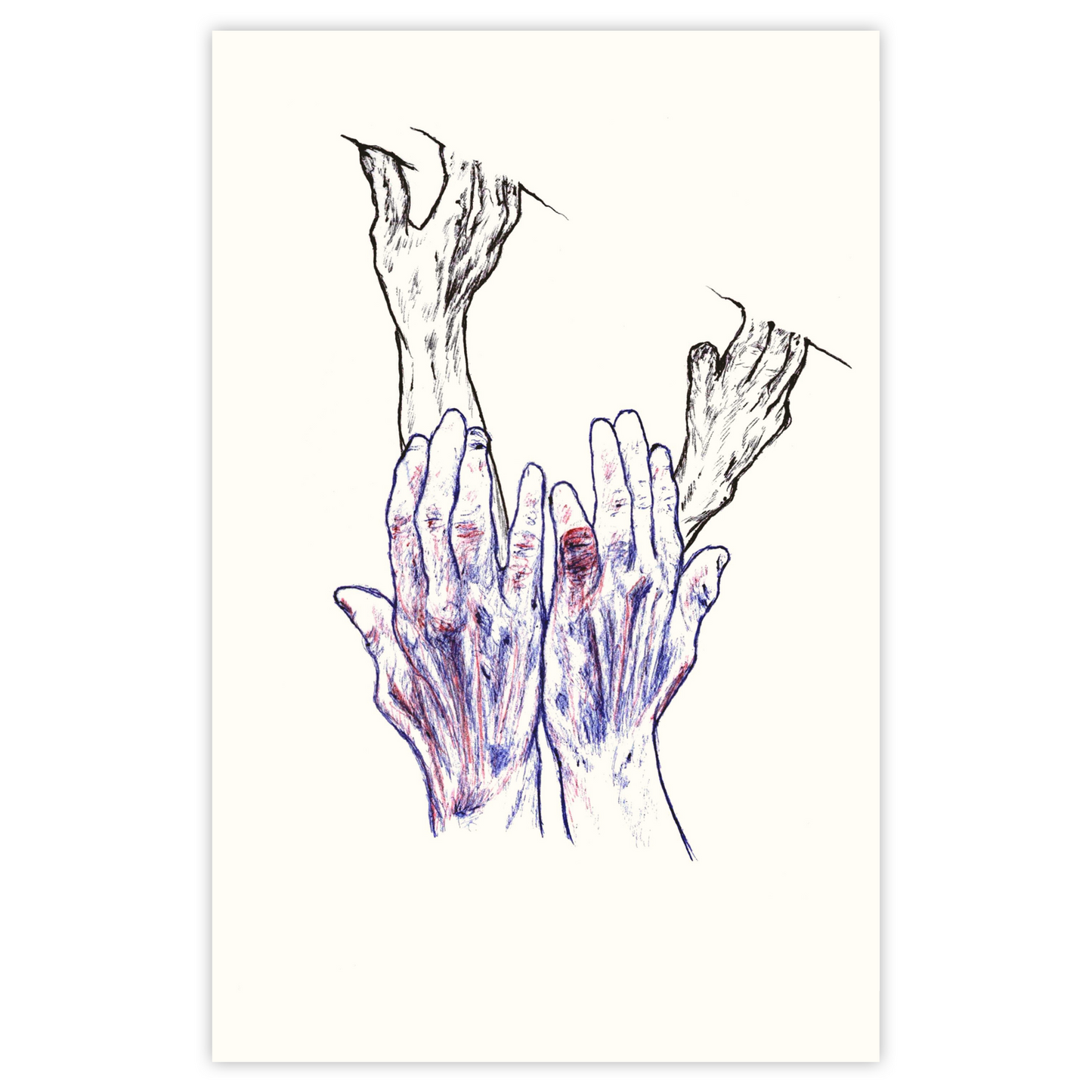Hands 1 - Paper Print