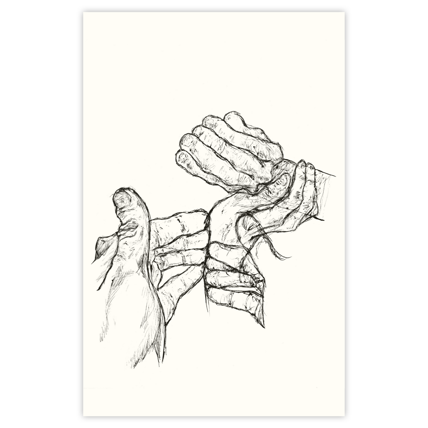 Hands 2 - Paper Print