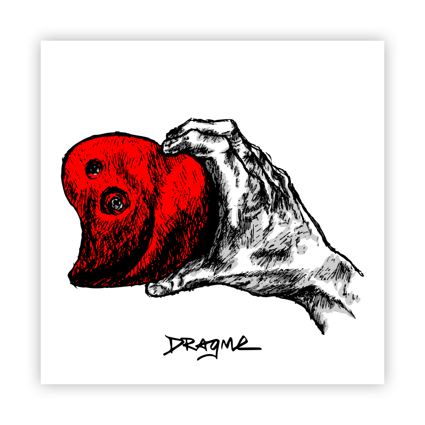 Heart Hold - Metal Print