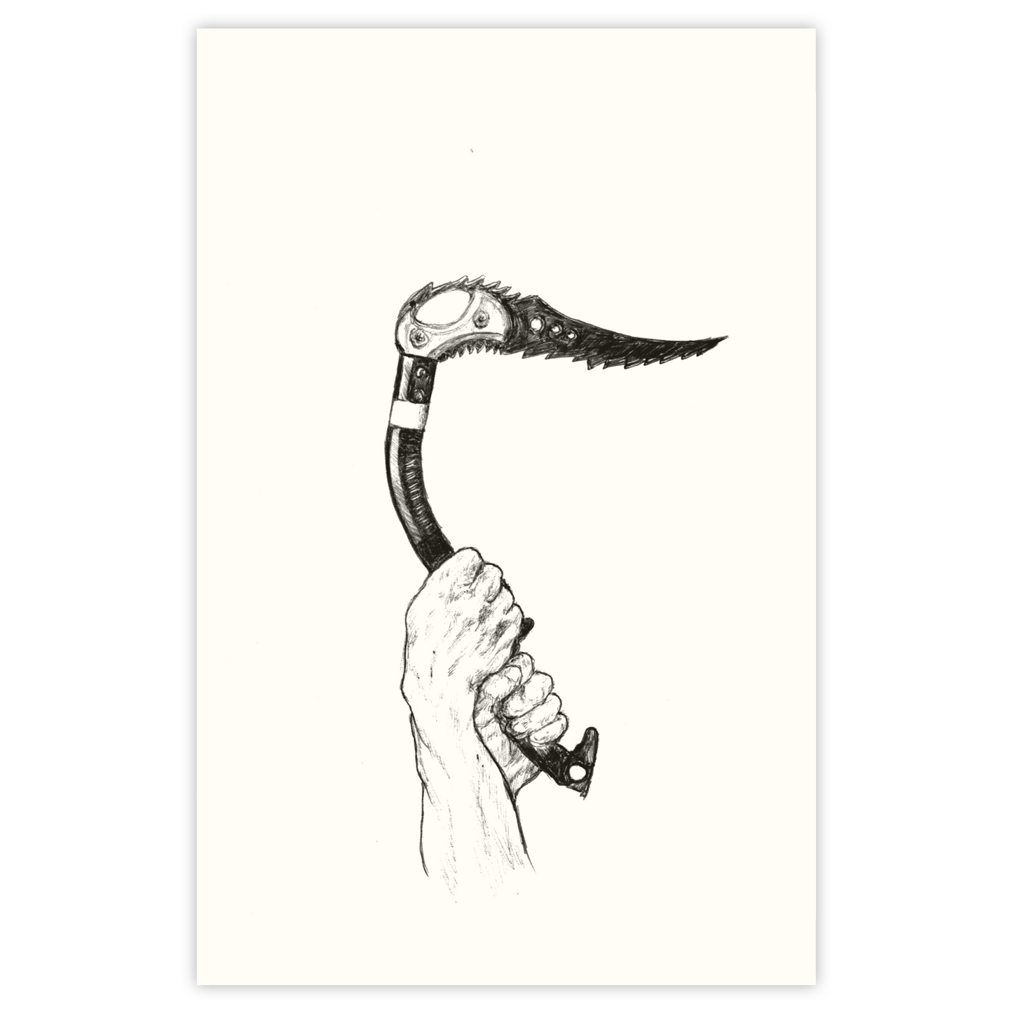 Ice Climbing 1 - Paper Print