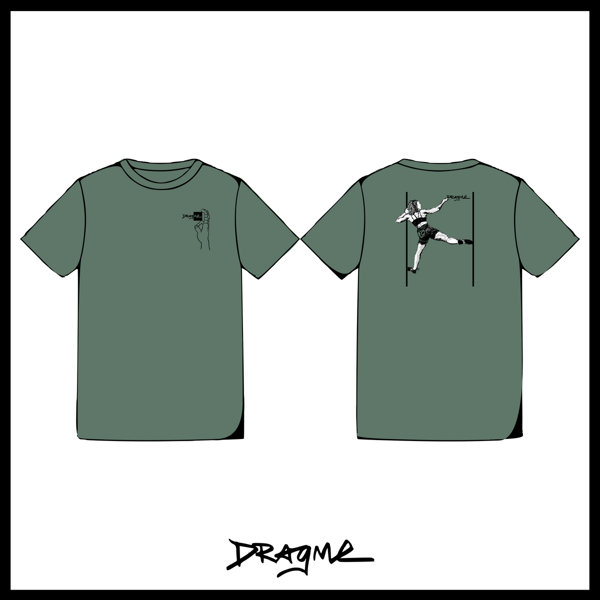 Knee Drop T-Shirt - Light Green