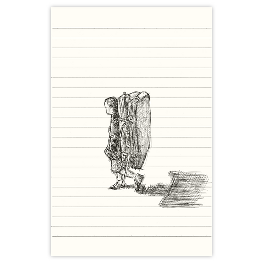Lil Boulder Bro - Paper Print
