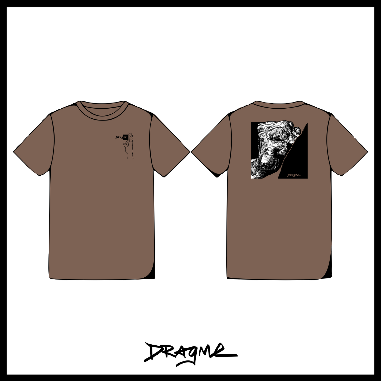 Moon Crimp 01 T-Shirt - Espresso