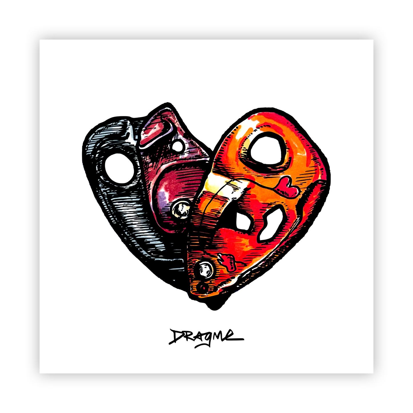 Open Heart - Metal Print