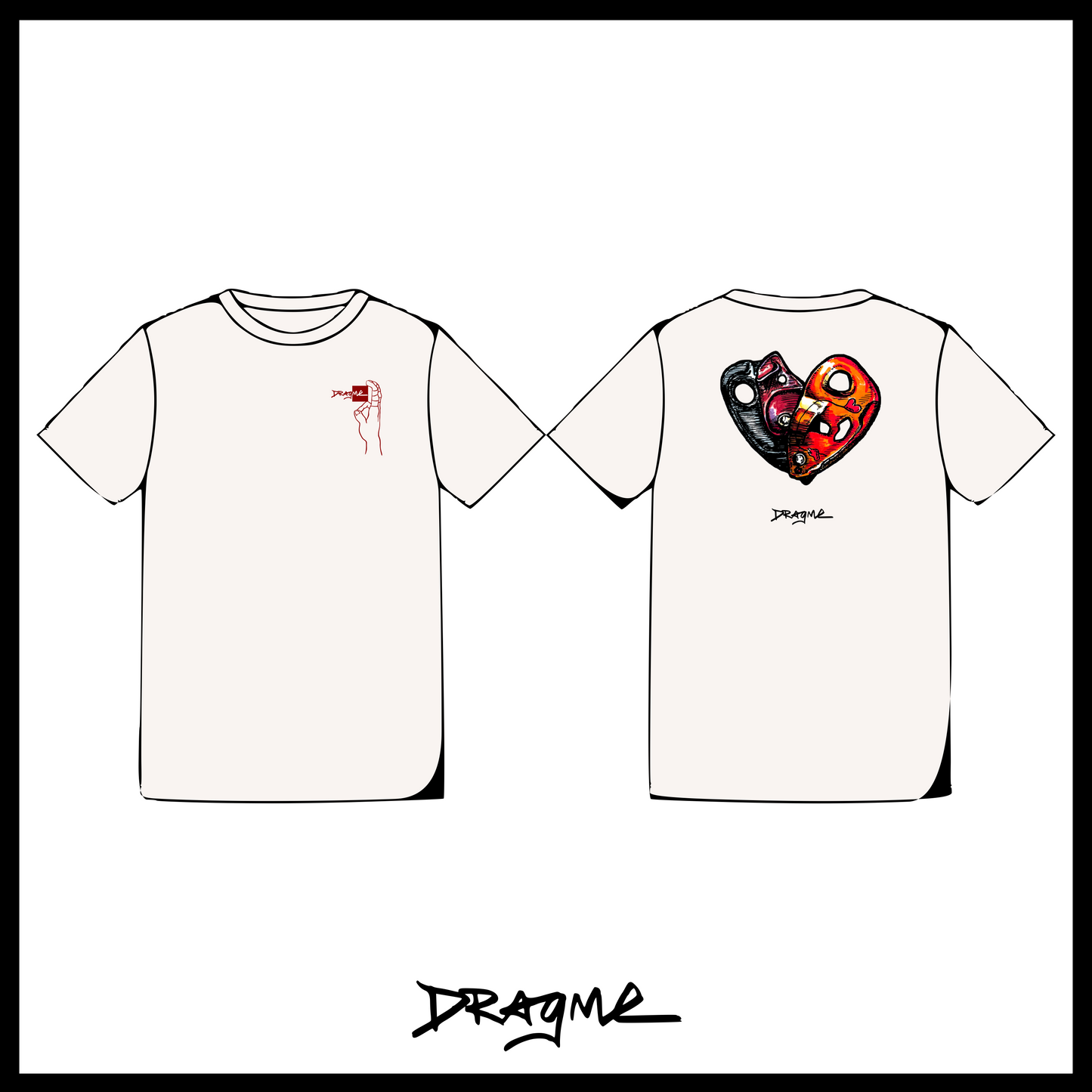Open Heart 00 T-Shirt - White