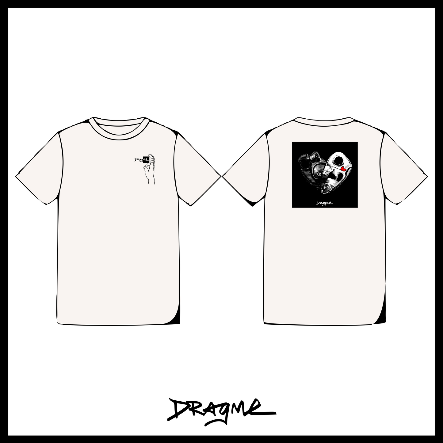 Open Heart Accent T-Shirt - White