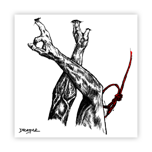 Pocket Cross - Metal Print