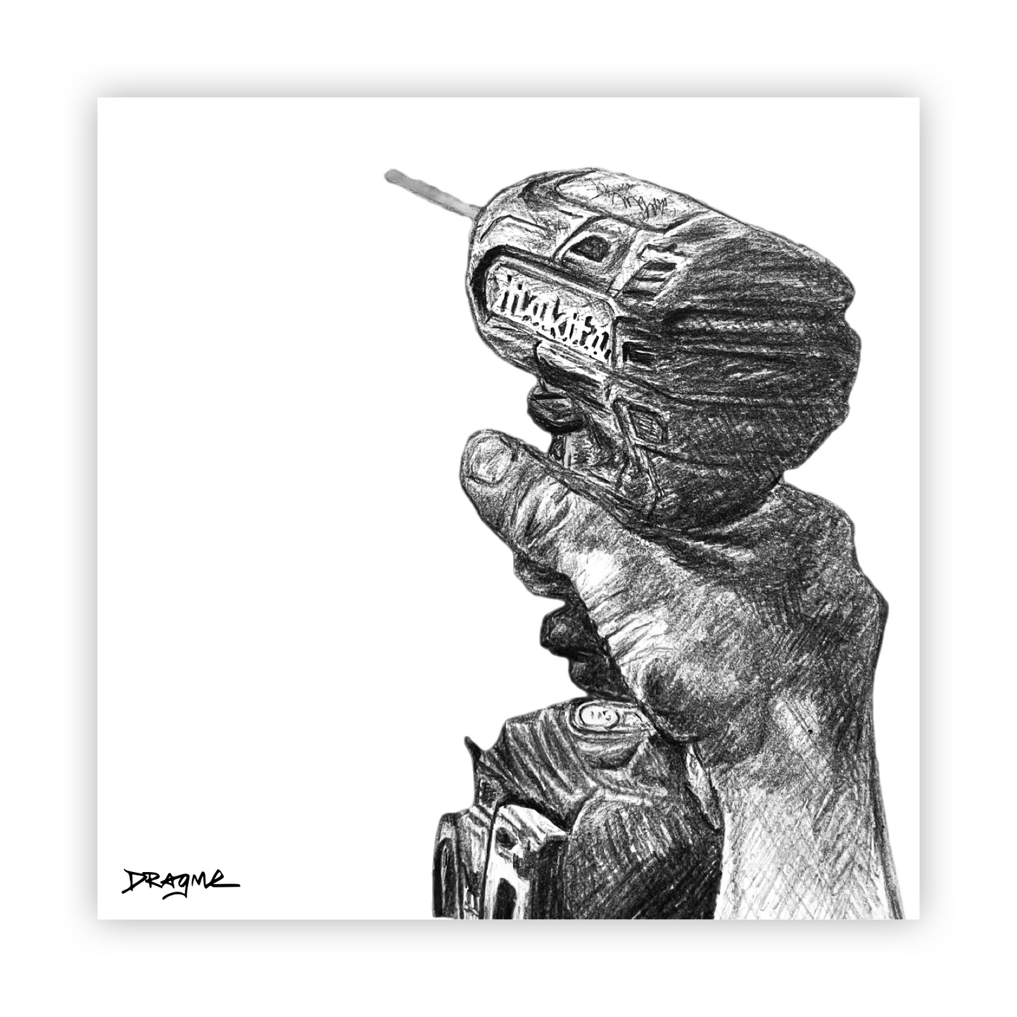 Setter Hand - Metal Print
