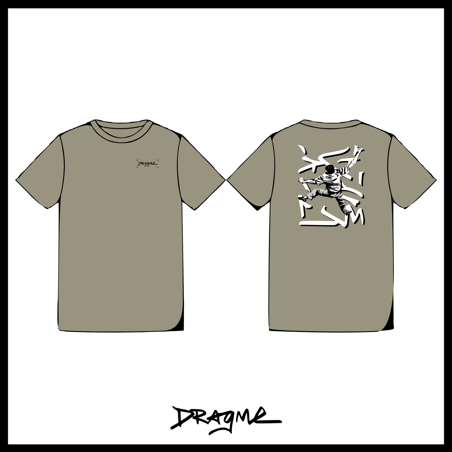 Span T-Shirt (Stencil) - Sandstone