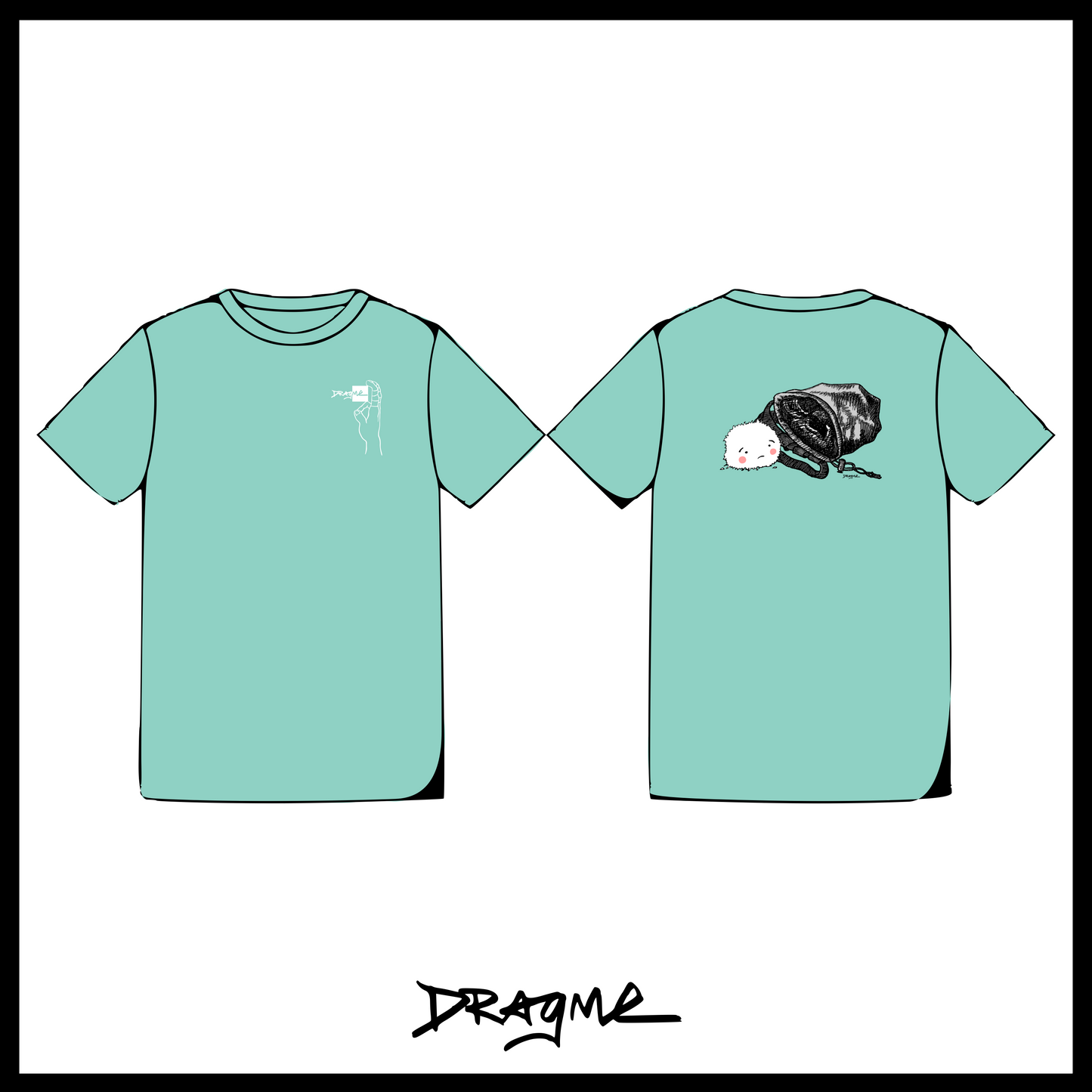 Spilled Chalk 01 T-Shirt - Chalky Mint