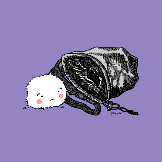 Spilled Chalk 01 T-Shirt - Violet