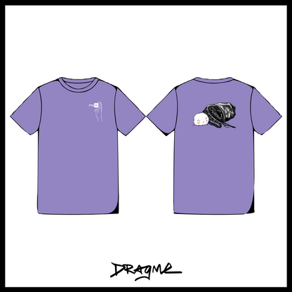 Spilled Chalk 01 T-Shirt - Violet