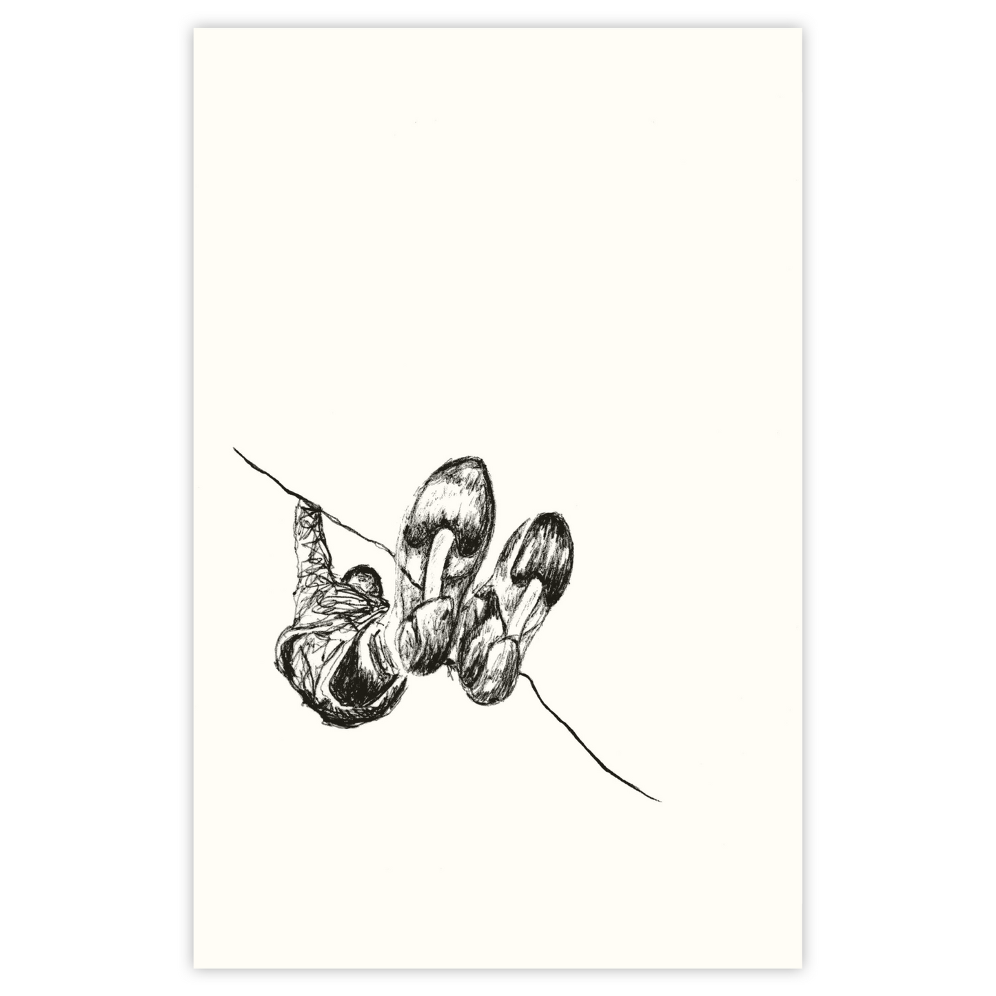 Toe Hook 2 - Paper Print