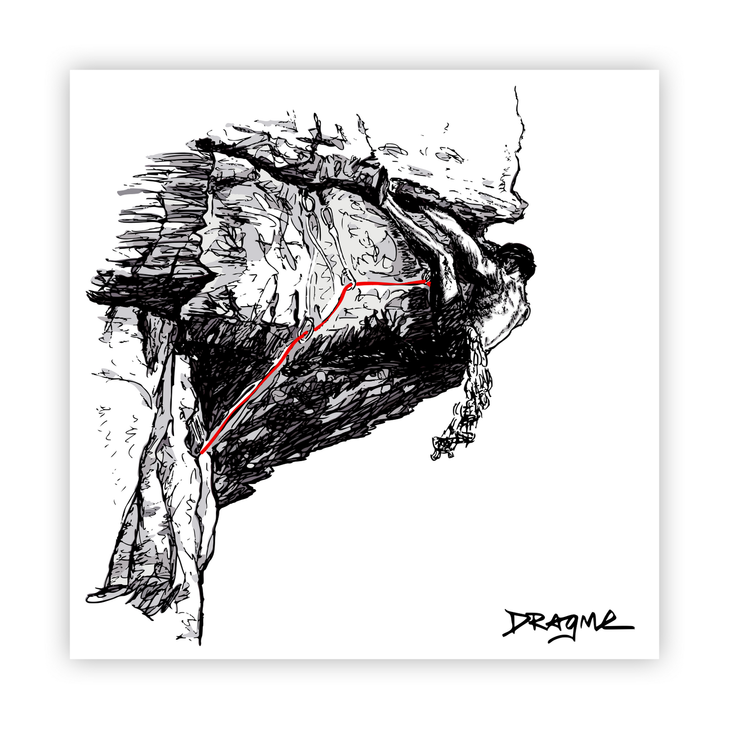 Trad One Way - Metal Print