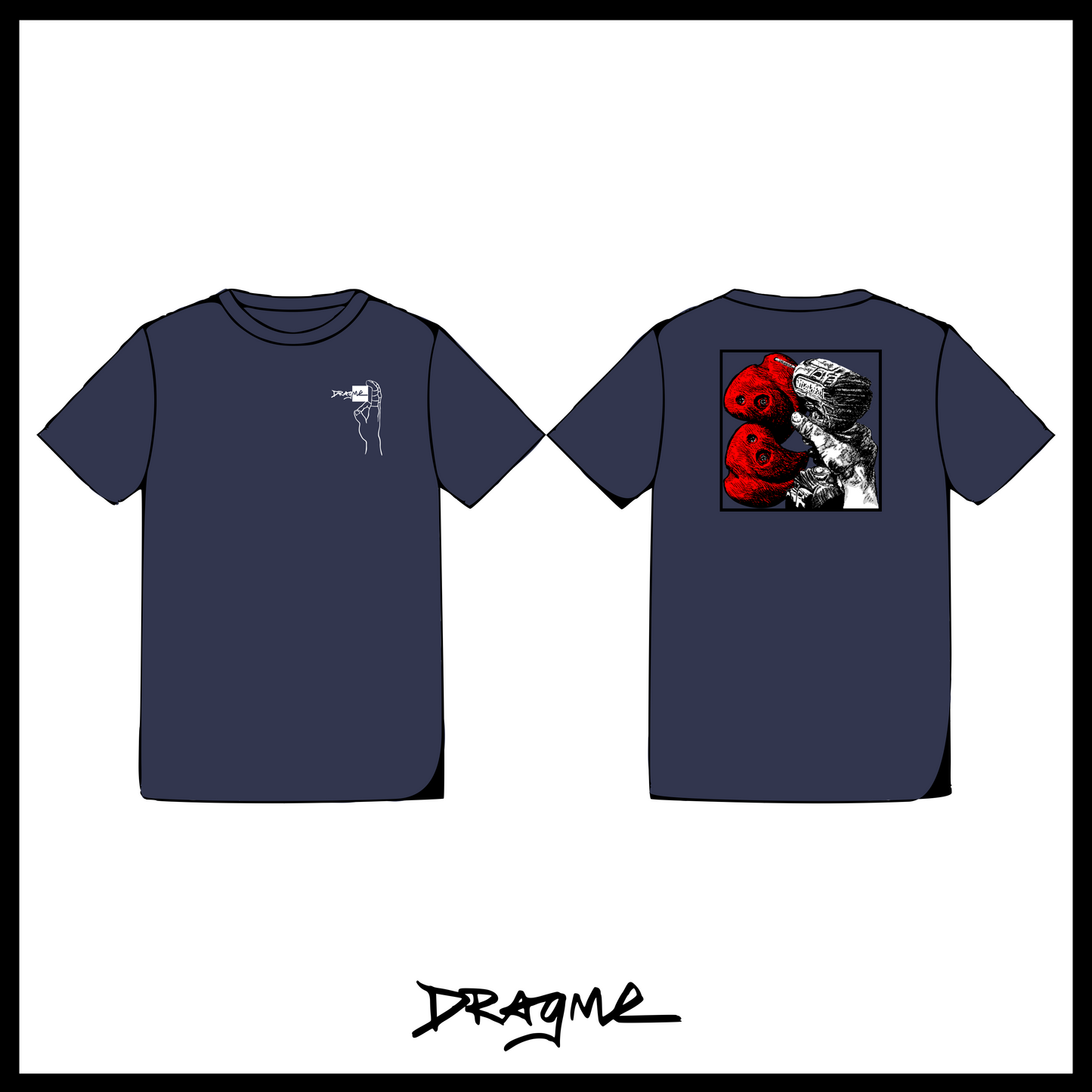 Unblock Me T-Shirt - Navy