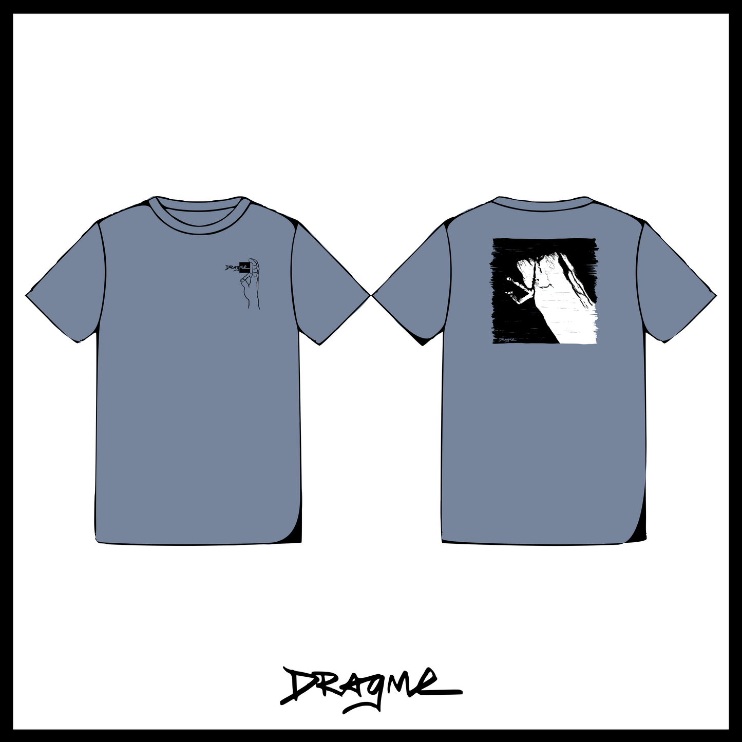 V17 02 T-Shirt - Washed Denim